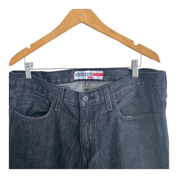 Men DENIZEN from Levi's Black Skinny Fit Jeans Size W36 L34 - Picture 2 of 9
